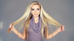 Woman blondes blue eyes Diana Fox