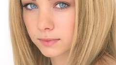 Woman blondes blue eyes Ksenia Solo