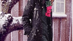 Woman blondes blue eyes models Camille Rowe