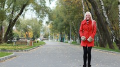 Woman blondes blue eyes models public Met-Art magazine Alysha A