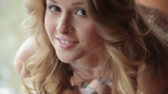 Woman blondes bra panties Toxic A