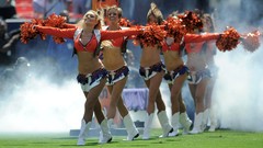 Woman blondes brunettes nfl denver broncos cheerleaders