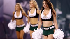 Woman blondes brunettes nfl new york jets cheerleaders