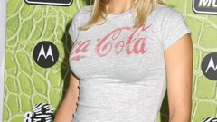 Woman blondes coca-cola smiling adrianne palicki