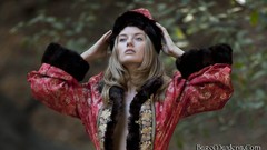 Woman blondes green eyes models nude Bare Maidens Velvet A 