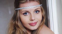 Woman blondes headbands Margita Lesna