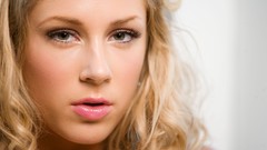 Woman blondes lingerie nude boobs topless fake boobs Julia 