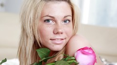 Woman blondes Met-Art magazine Sarah C