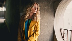 Woman blondes models Alexis Coons