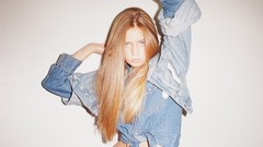 Woman blondes models Gabriella Holsten