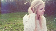 Woman blondes models Johanna Scholz