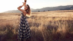 Woman blondes models Lily Donaldson