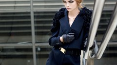 Woman blondes models photo shoot Siri Tollerod