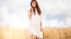 Woman blondes models Taylor Marie Hill