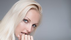 Woman blondes models Victoria Kruz Veronica Simon