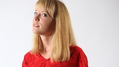 Woman blondes Simple Background AvErotica magazine 