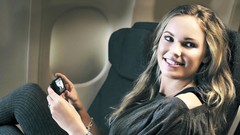 Woman blondes smiling caroline wozniacki tennis players