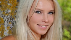 Woman blondes smiling Met-Art magazine Katerina H katerina