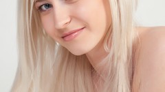 Woman blondes smiling models photo shoot pornstars Met-Art 