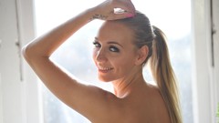 Woman blondes smiling models pornstars Hayley Marie