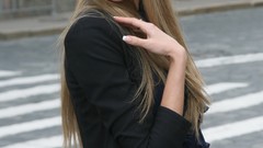 Woman blondes smiling models smiley face Russians Ksenia 