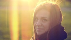 Woman blondes sunlight polina gagarina Russians