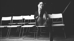 Woman blondes tattoos lingerie piercings Alexander Tikhomirov 