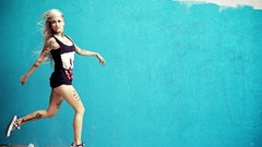 Woman blondes tattoos models Sara Fabel