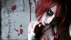 Woman blood redheads emo