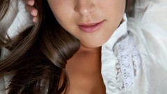 Woman blue eyes brunettes models Sophia E