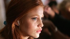 Woman blue eyes redheads