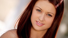 Woman blue eyes redheads pornstars Digital Desire magazine 