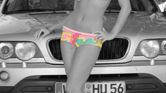 Woman BMW models Sasha