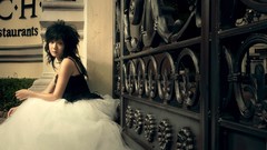 Woman brides asians bangs