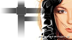 Woman Britney Spears cartoonish