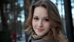 Woman brown eyes brunettes models Met-Art magazine Toxic A