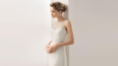 Woman brunettes brides models Rosie Tupper