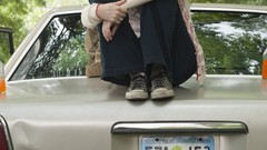 Woman brunettes creatures movie stills Alice Englert