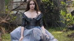 Woman brunettes creatures movie stills Alice Englert