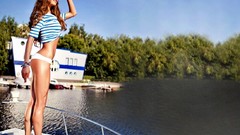 Woman brunettes dancers panties sailor uniforms Russians Go-Go 