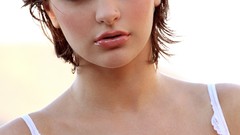 Woman brunettes Digital Desire magazine Hailee Rain