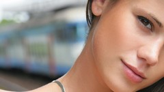 Woman brunettes Eyefinity Little Caprice Caprice A (Met-Art 