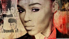 Woman brunettes Janelle Monáe