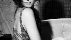 Woman brunettes Lights Valerie Poxleitner Lights band Lights 