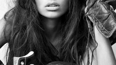 Woman brunettes models Amelia Racine