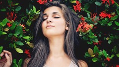 Woman brunettes models Ana Lee