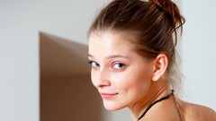 Woman brunettes models Angelina B