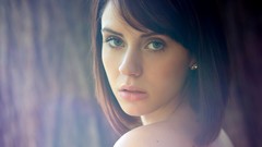 Woman brunettes models Anna Cash