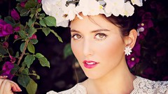 Woman brunettes models bougainvillea Morel Kdoshim