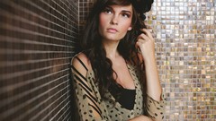 Woman brunettes models casey carlson